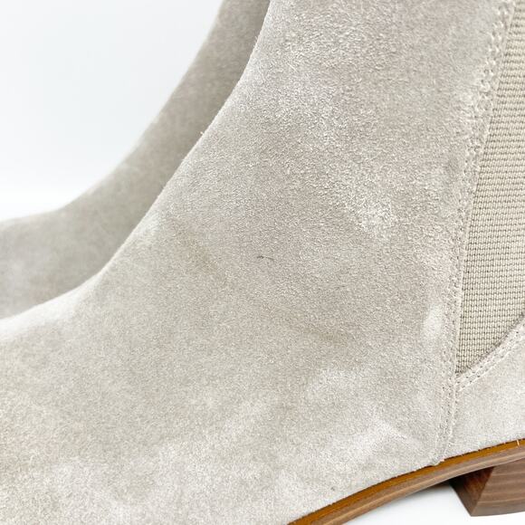 Marc Fisher Women's Yikalo Suede Leather Chelsea Bootie Taupe Size 9 M - Picture 13 of 15